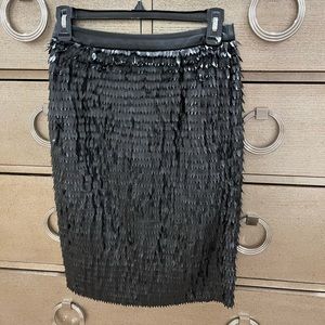 Catherine Malandrino leather skirt. Size 0. Knee length skirt
